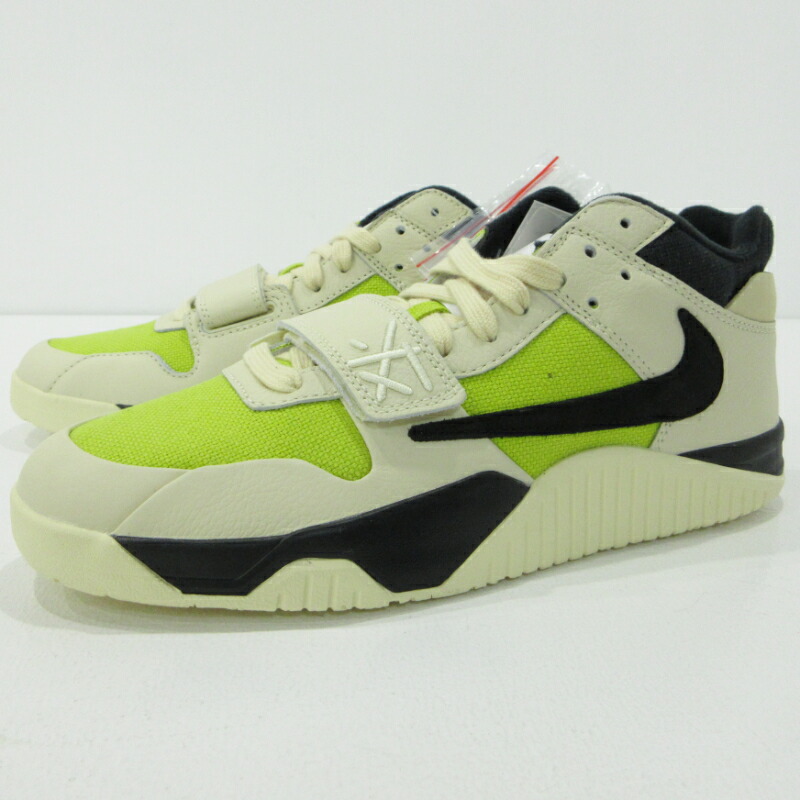 【中古】NIKE | ナイキ JUMPMAN JACK TR CJ1 T-Rexx ×Travis Scott 飛び降りるマン 万力 トラヴィス・スコット スニーカー FZ8117-102 ベージュ 大きさ：27.5珊【三重中央局】