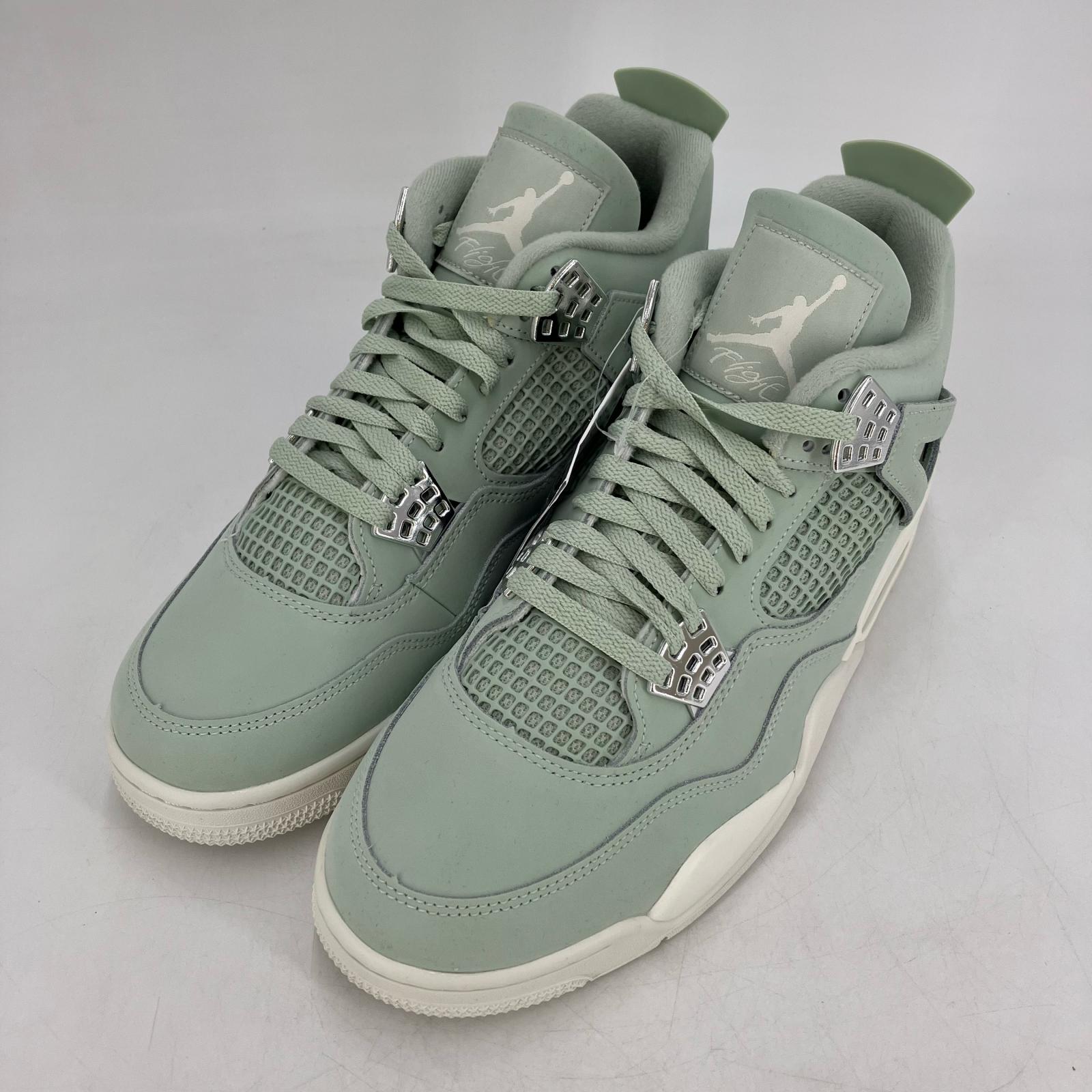 【中古】NIKE AIR JORDAN | ナイキ　エアー　ジョーダン Women's Air Jordan 4 スニーカー HV0823-003 ライトグリーン 29cm【イオン広店】｜お宝市番館