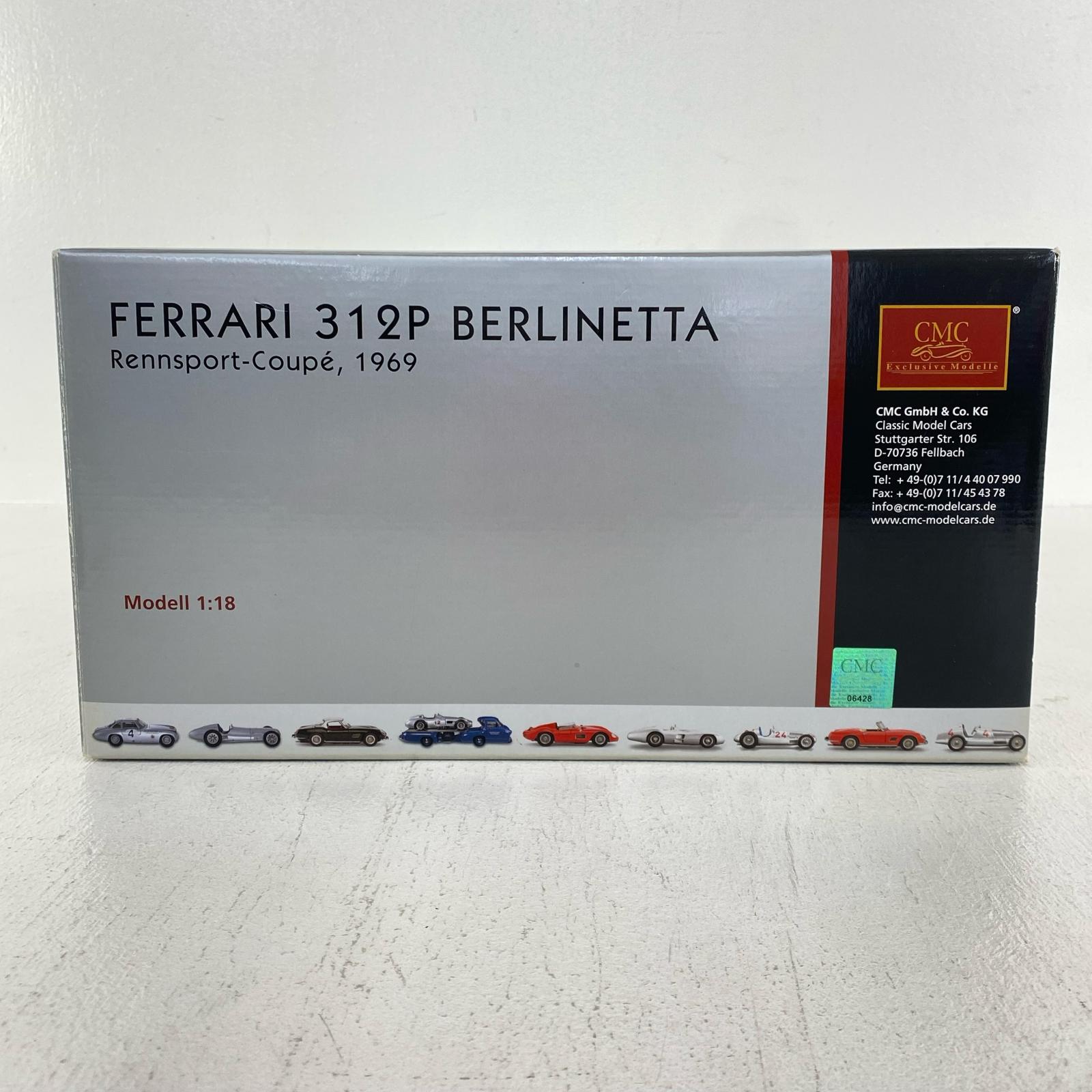 【中古】 Ferrari おもちゃ・玩具 Ferrari 312P BERLINETTA 1969 レッド '1/18スケール【加古川店】|お宝市番館