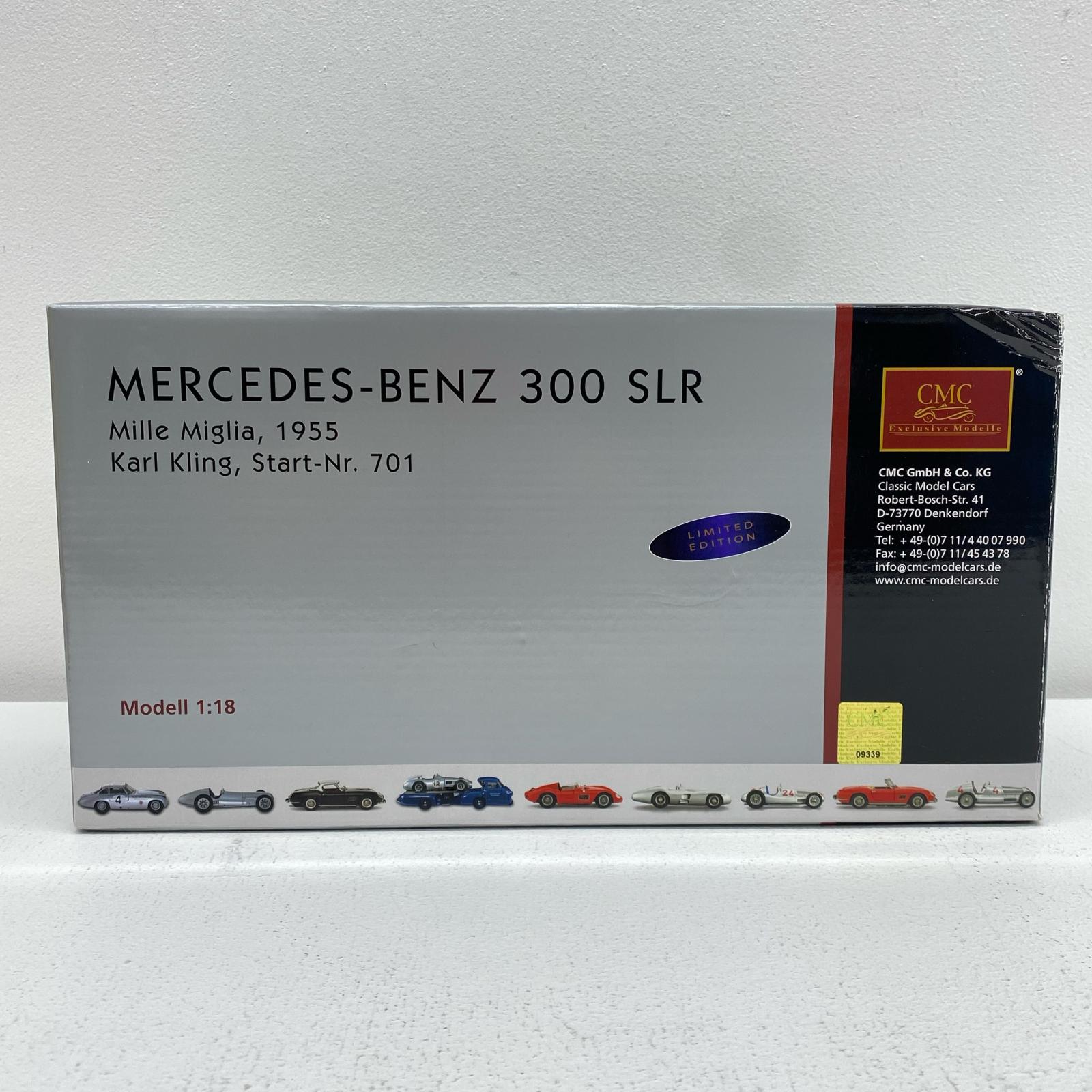 【中古】 CMC 1955 Mercedec Benz300 SLR Mille Miglia