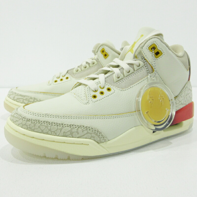 【中古】NIKE | ナイキ Air Jordan 3 Retro SP ×J Balvin エア ジョーダン 3 レトロ J・バルヴィン スニーカー FN0344-901 ホワイト サイズ：26.0cm【三重本店】