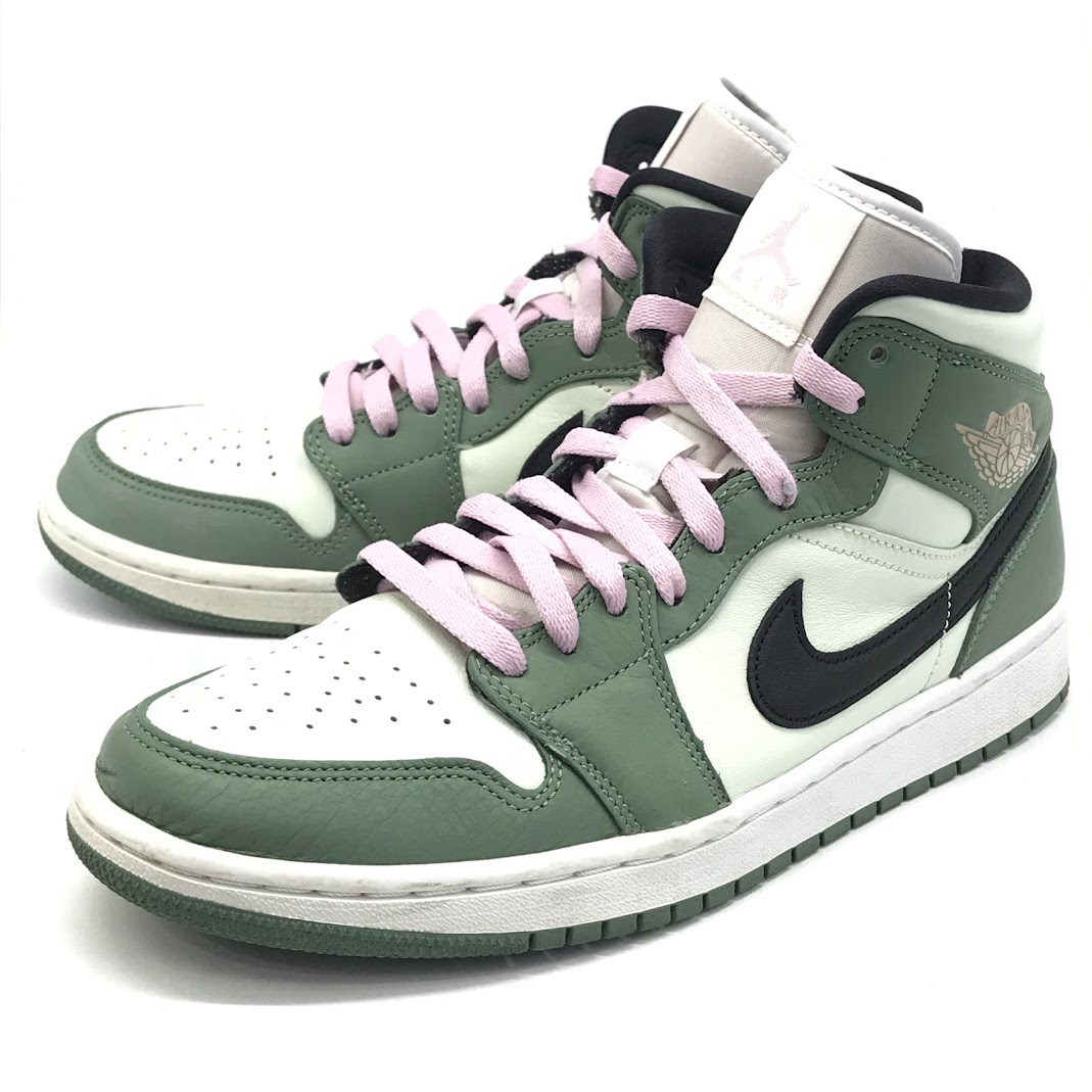 【中古】NIKE | ナイキ AIR JORDAN 1 MID SE スニーカー CZ0774-300 グリーン 28cm【倉吉店】