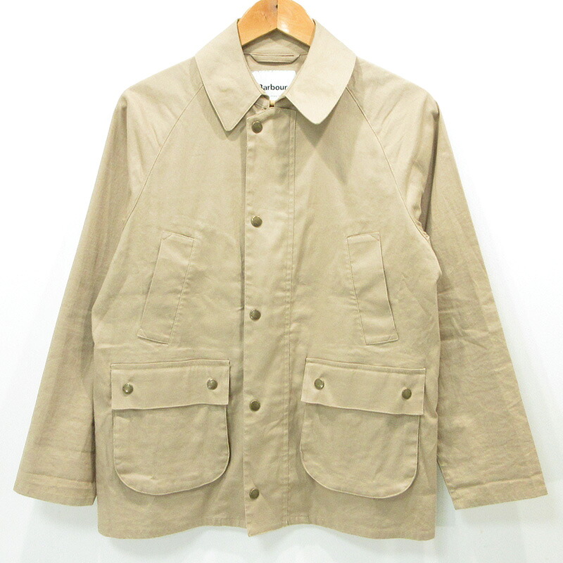 【中古】Barbour | バーブァー サファリ上衣 コットンリネンストレッチジャケット 1901031 ベージュ 大きさ：10【三重中央局】