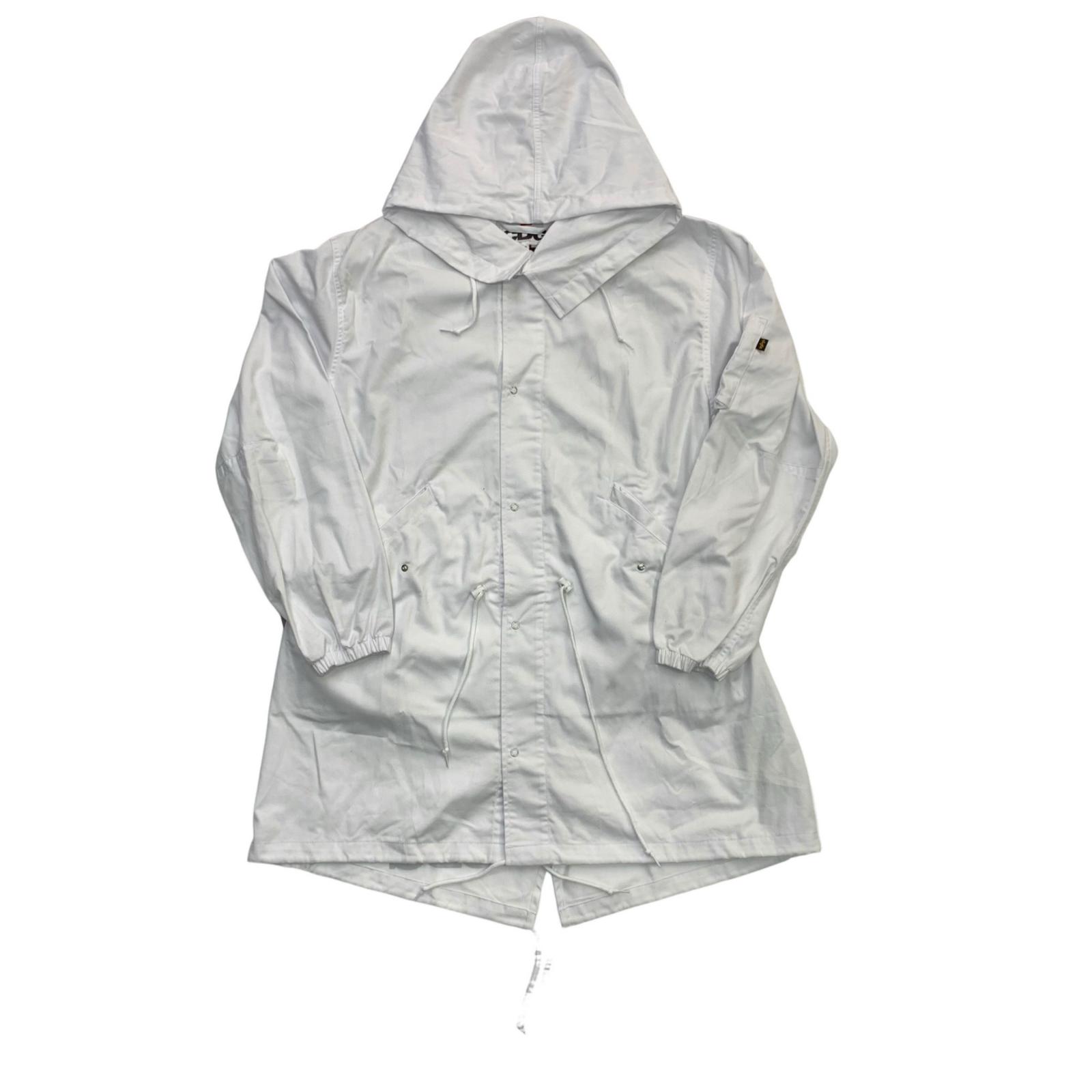 【中古】COMME des GARCONS | コムデ給仕 ×ALPHA モッズコート 余分の物アウター SZ-J024 白いこと 大いさ：S【瀬戸大橋店】