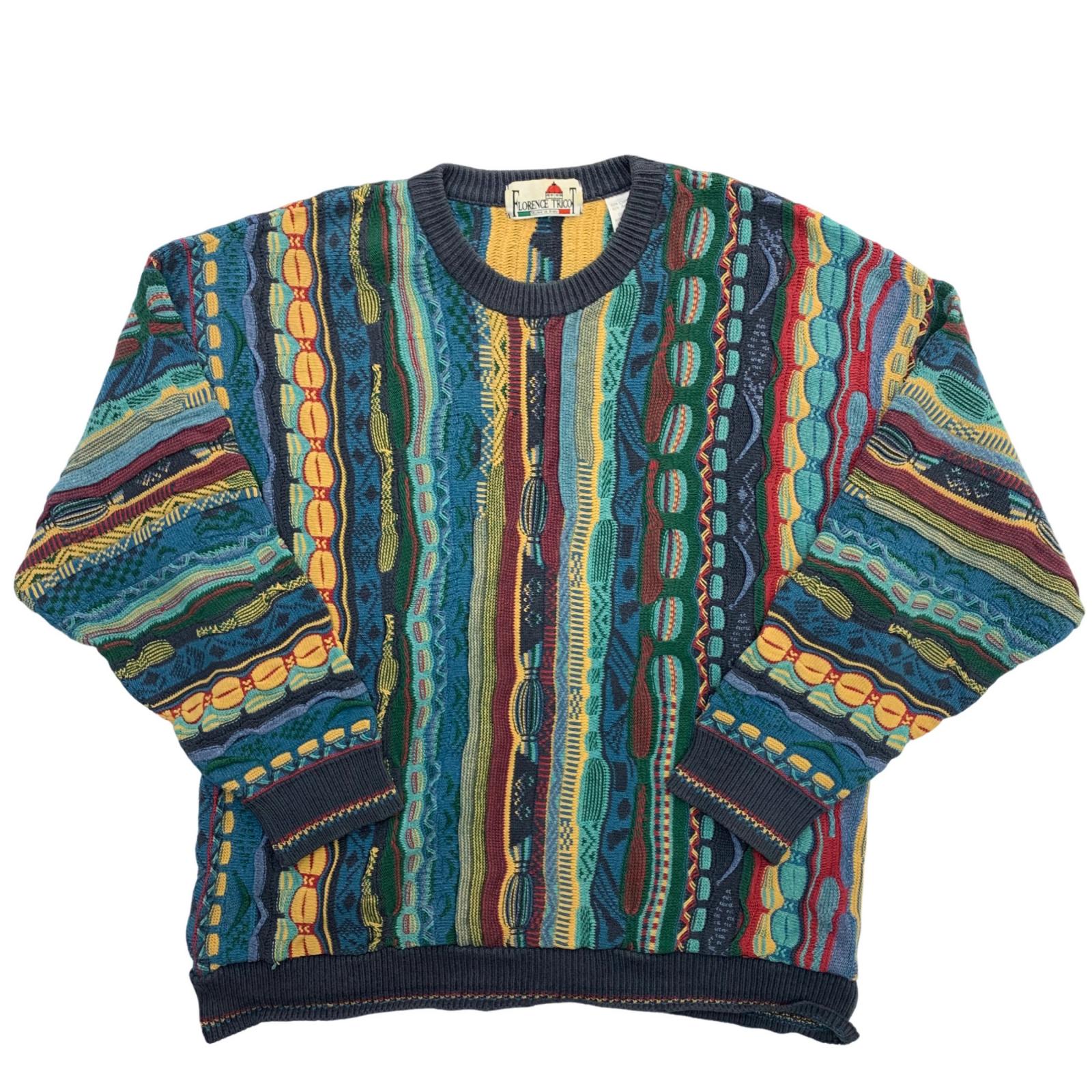 【中古】 FLORENCE TRICOT 3Dニット ニット マルチカラー サイズ：XL【瀬戸大橋店】