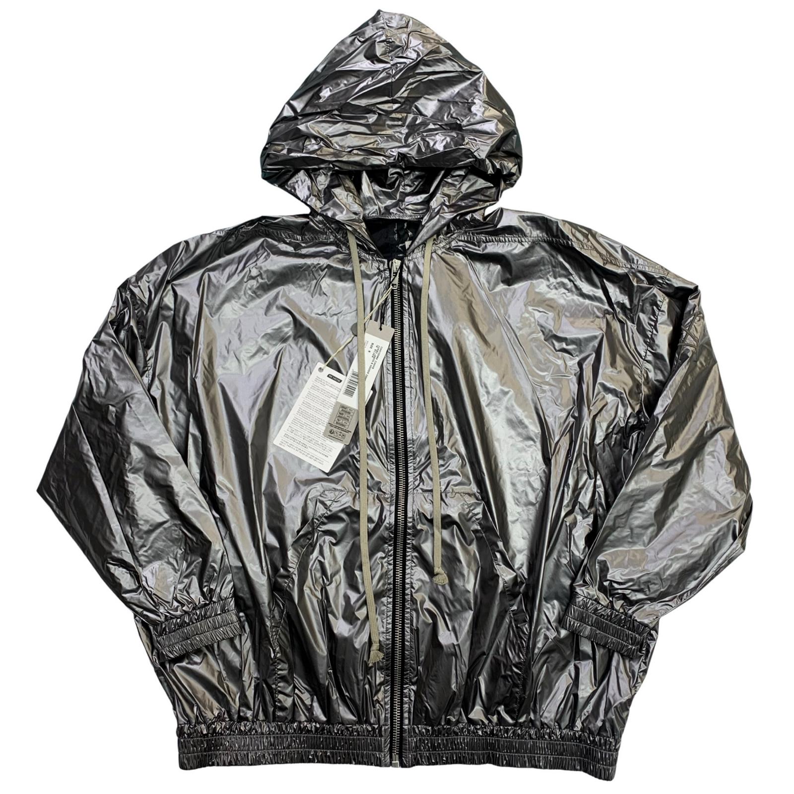 【中古】Rick Owens | リックオウエンス Rick Owens Champion Jumbo Jason's S HOODIE ナイロンジャケット シルバー サイズ：M【瀬戸大橋店】