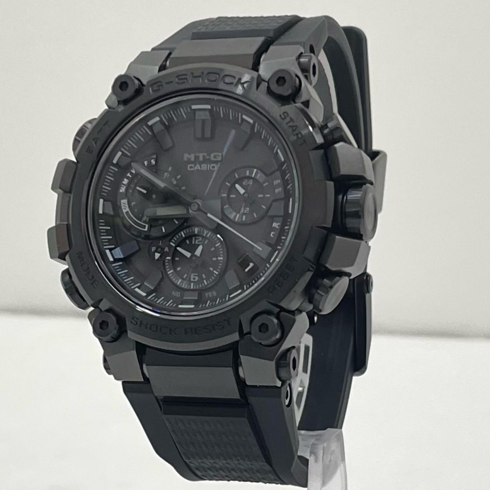 【中古】G-SHOCK | ジーショック ウォッチ 黒いこと 箱、説 MTG-B3000-1AJF MTG Bluetooth【尾張小牧店】