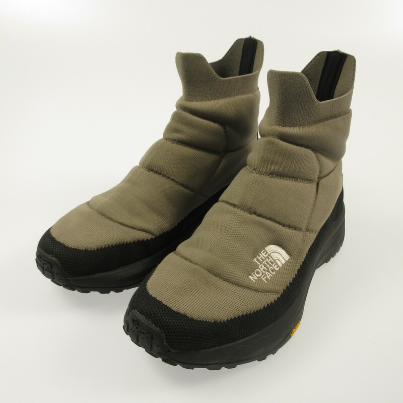 【中古】THE NORTH FACE | ザ・ノースフェイス SHELTER KNIT MID WR ブーツ NF52243 グレー 28cm【姫路東店】｜お宝市番館