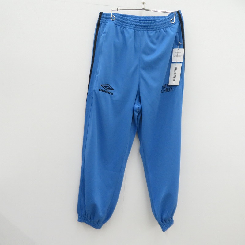 【中古】WACKOMARIA | ワコマリア UMBRO / TRACK PANTS ( TYPE-2 ) 貨物自動車ズボン下  26SS-WMO-UB04 青み 大きさ：L【瀬戸大橋店】