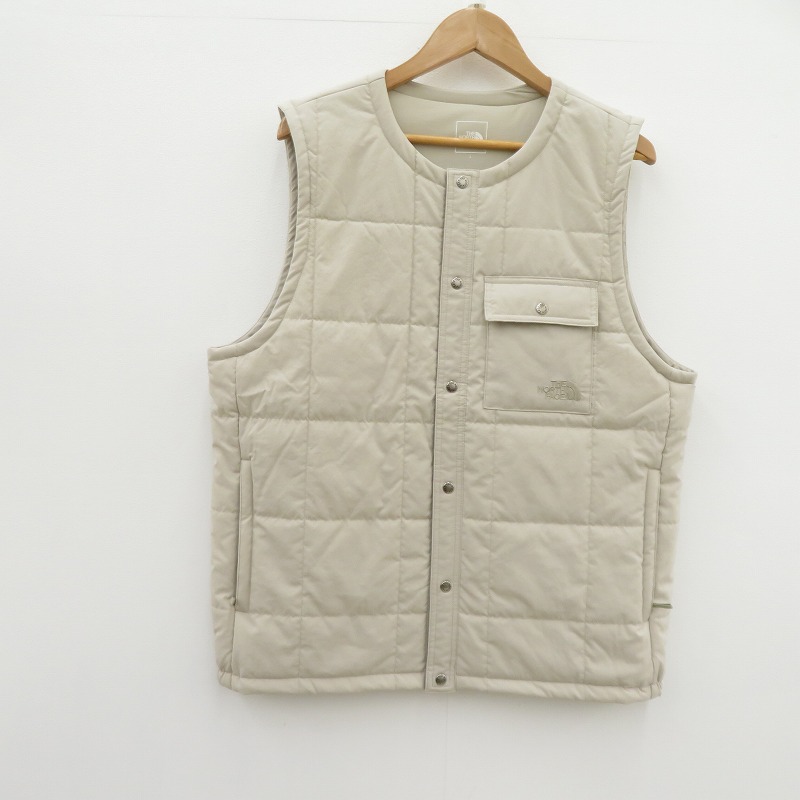 【中古】THE NORTH FACE | ザ・ノースフェイス ベスト NY82330 アイボリー サイズ：L【瀬戸大橋店】