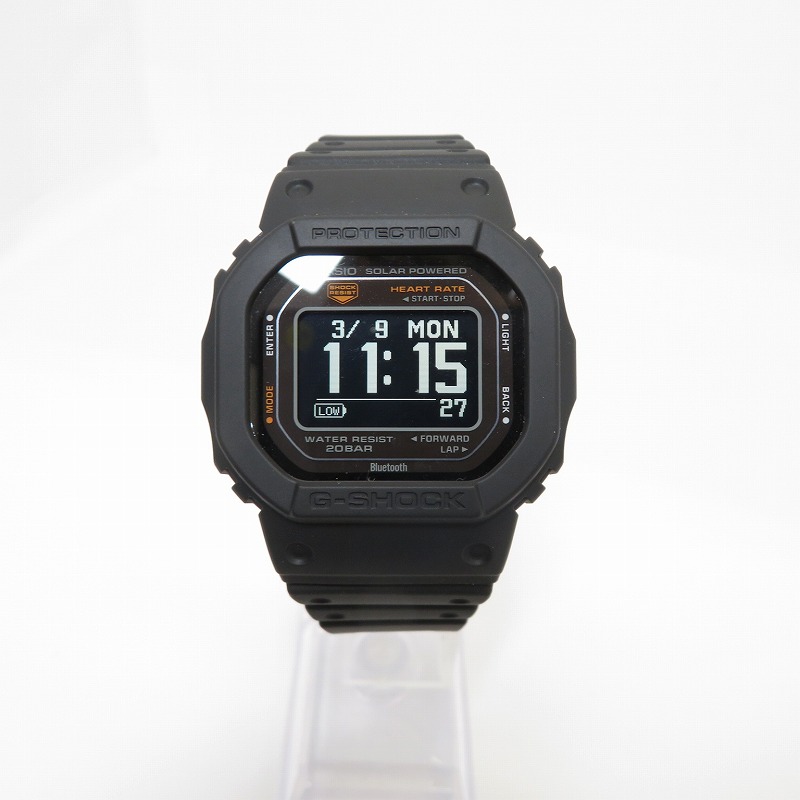 【中古】G-SHOCK | ジーショック 5600 SERIES 腕時計 デジタルソーラー DW-H5600-1JR ブラック【瀬戸大橋店】