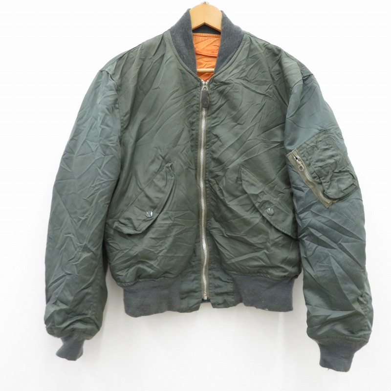 【中古】ALPHA | アルファ L-2B SCOVILLｼﾞｯﾌﾟ ミリタリーコート カーキ サイズ：M【瀬戸大橋店】