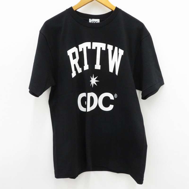 【中古】GDC | ジーディーシー ×ROTTWEILER 半袖Ｔシャツ GD0417 黒いこと 大きさ：M【瀬戸大橋店】