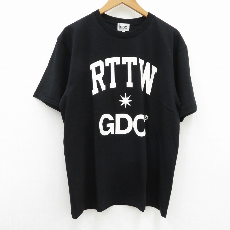 【中古】GDC | ジーディーシー ×ROTTWEILER 半袖Ｔシャツ GD0417 黒いこと 大きさ：L【瀬戸大橋店】