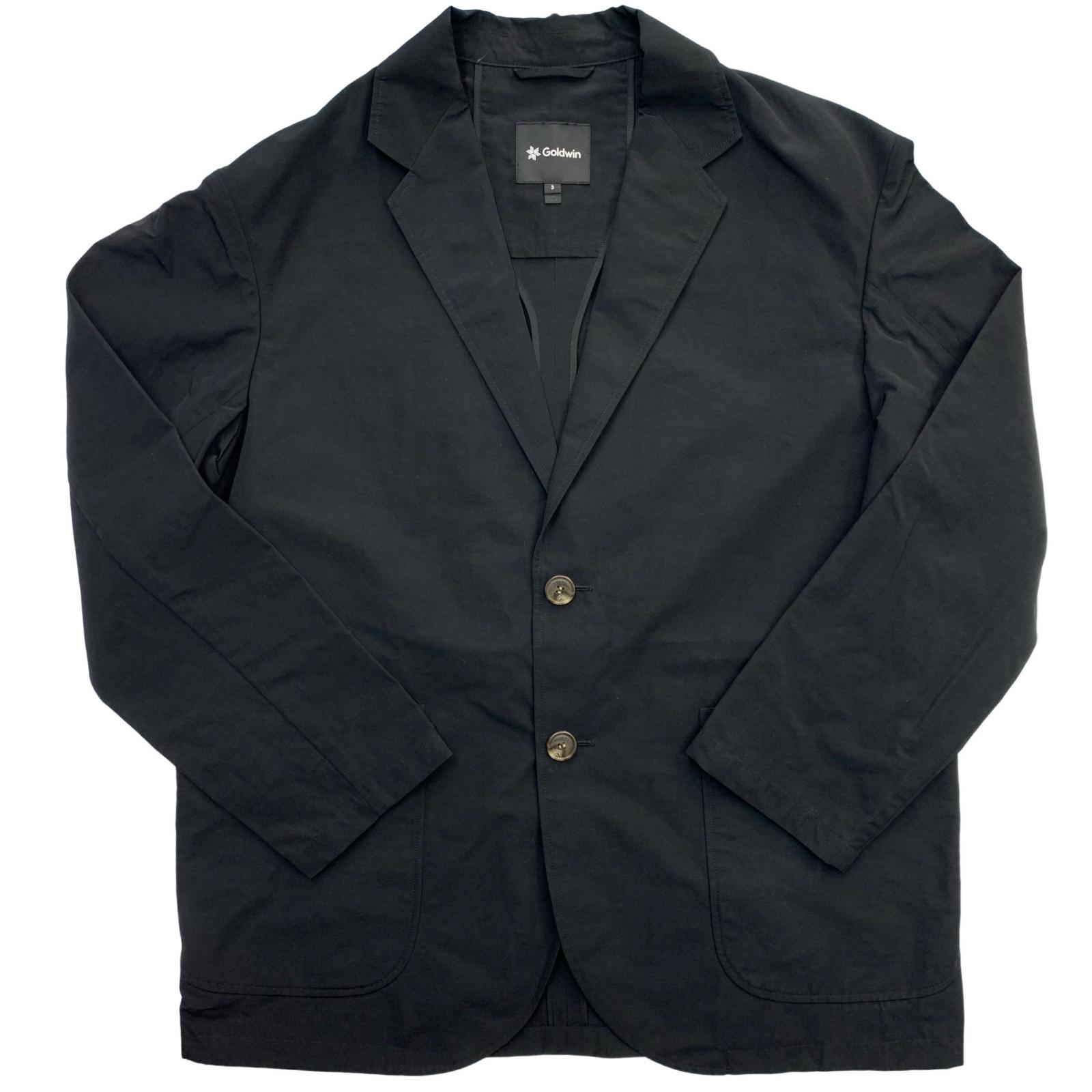 【中古】GOLDWIN | ゴールドウィン Relaxed Nylon Two-button Jacket テーラードジャケット 黒いこと 大いさ：L【瀬戸大橋店】