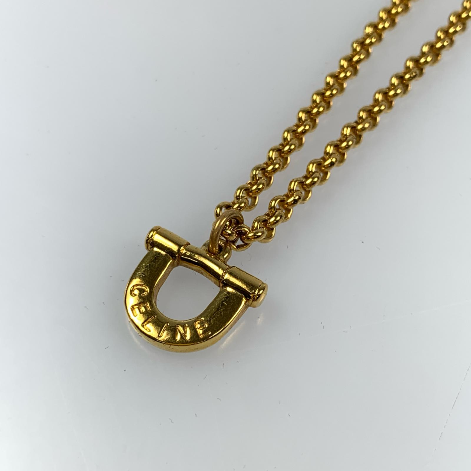 【中古】CELINE | セリーヌ ホースシュー ネックレス【姫路東店】