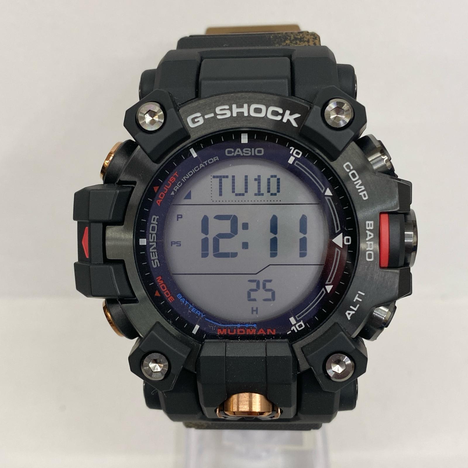 【中古】CASIO | カシオ MUDMAN 腕時計 GW-9500TLC-1JR ブラック【加古川店】
