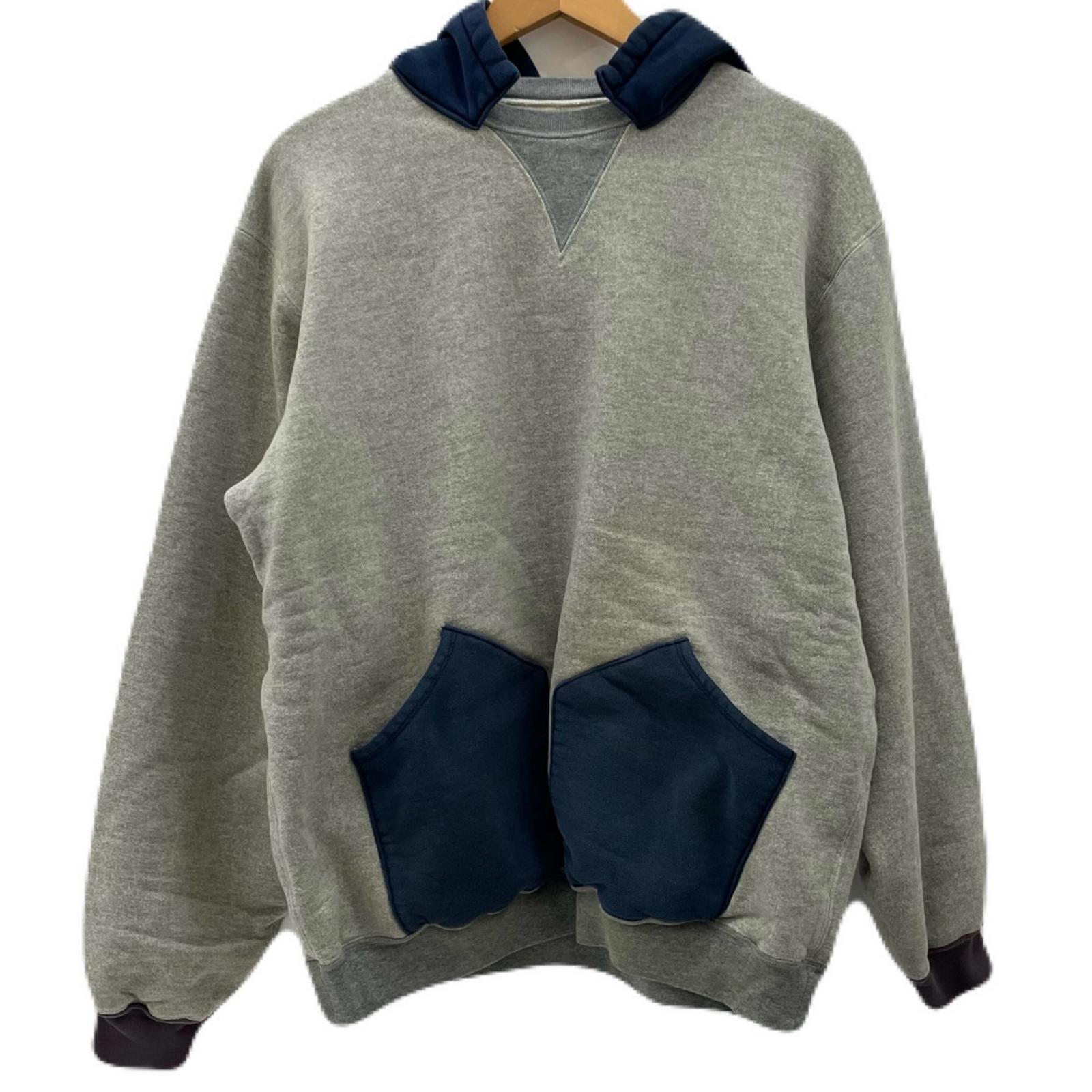 【中古】A.PRESSE | アプレッセ 26SS Vintage Attached Hood Sweat Parka 長袖パーカー 26SAP-05-15 グレー サイズ:4【尾張小牧店】|お宝市番館