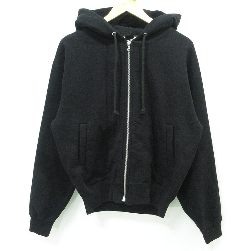 【中古】AURALEE | オーラリー SMOOTH SOFT BD SWEAT ZIP PARKA スムースソフトBDスウェットジップパーカー 25AW 長袖ジップフーディ A25AP04TU ブラック サイズ：1【三重本店】 21,754円