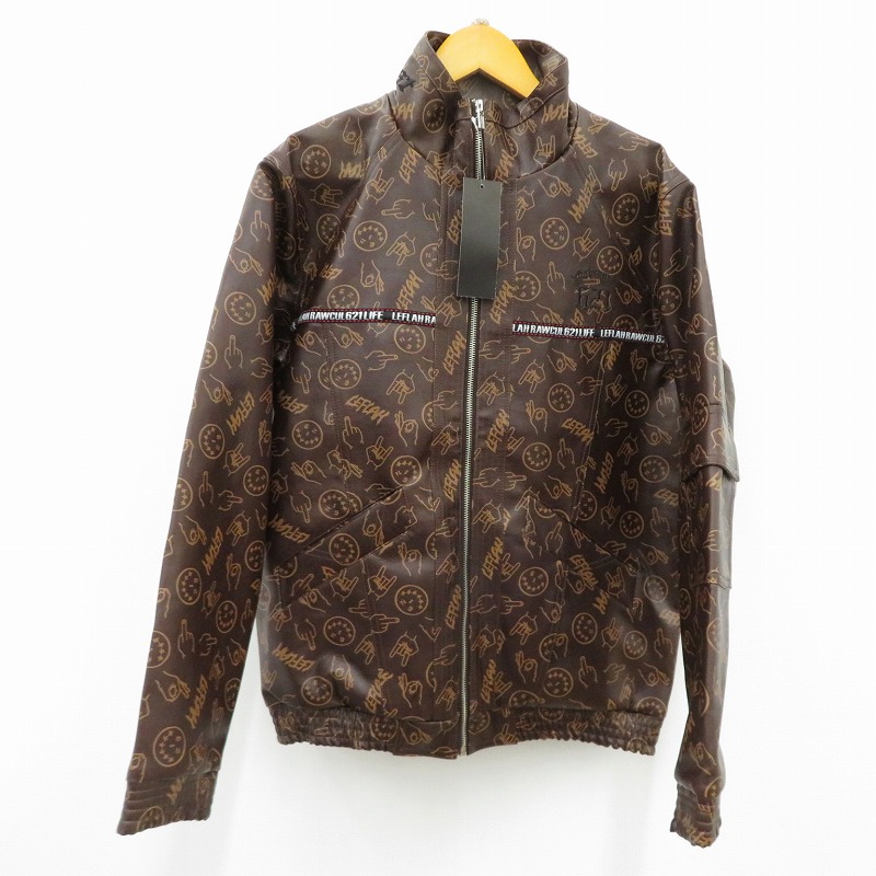 【中古】LEFLAH | レフラー ｽﾏｰｷﾝｸﾞJKT なめし革 赤銅色 大きさ：M【瀬戸大橋店】