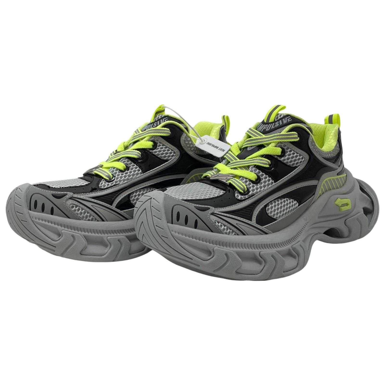 【中古】NEXT IMPULSIVE | ネクストインプルーシブ Low-Top Chunky Sneakers スニーカー 靴 NI24Q3A030109 しろがね色【尾張小牧店】