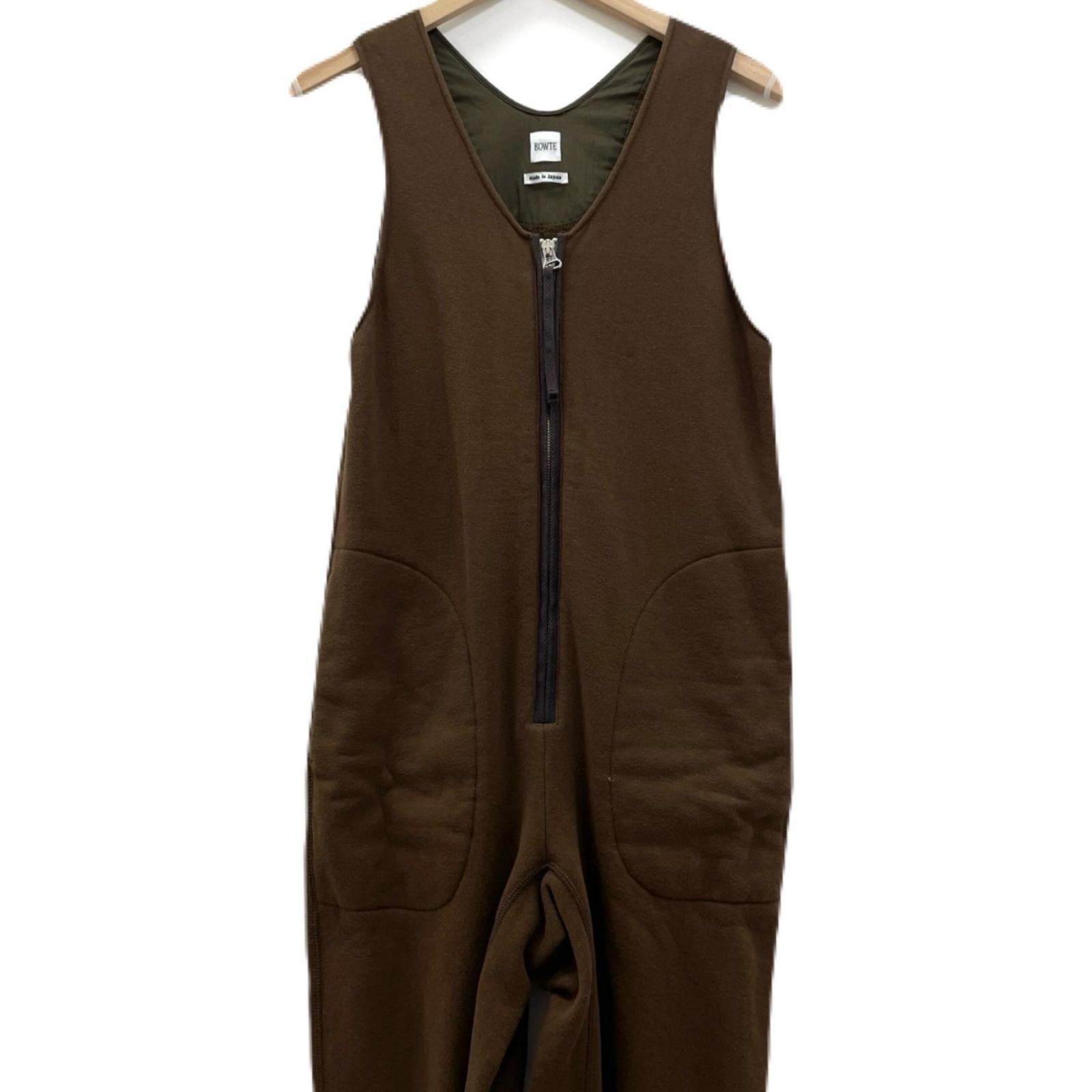 【中古】BOWTE | バウト COTTON LOOP WHEEL ZIP ALL IN ONE ツナギ オールインワン　241-02-0002 ブラウン【尾張小牧店】