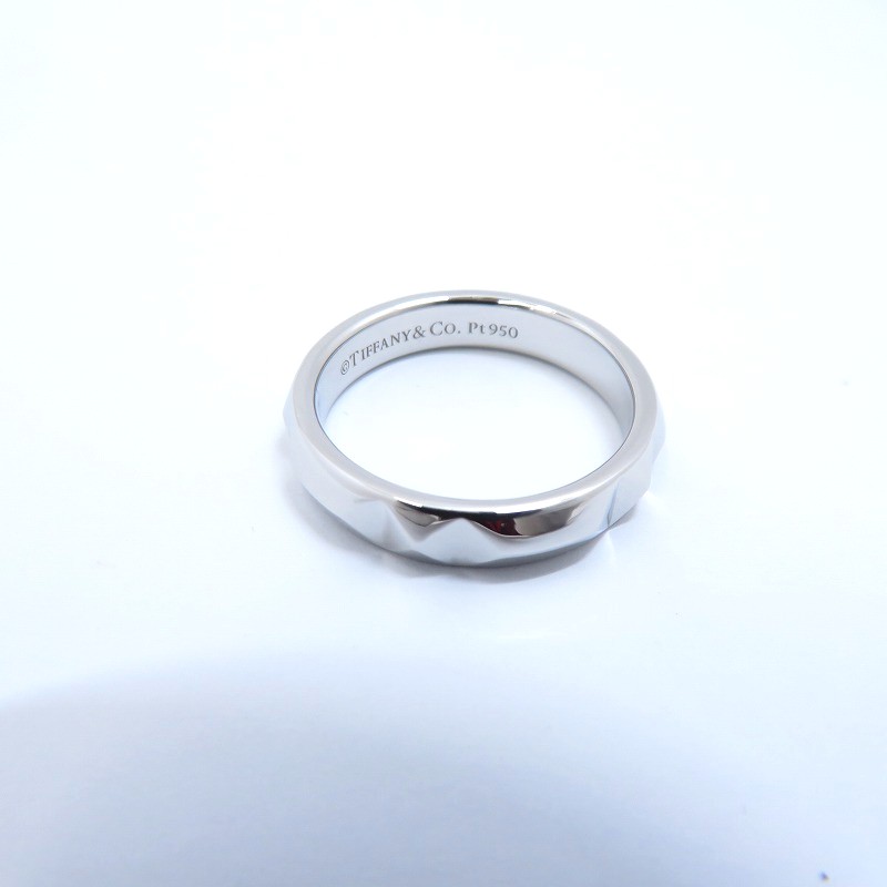 【中古】Tiffany\u0026co | ティファニー トゥルーバンドリング 4粍 輪っか・指環 大きさ:13.5号 しろがね色【瀬戸大橋店】
