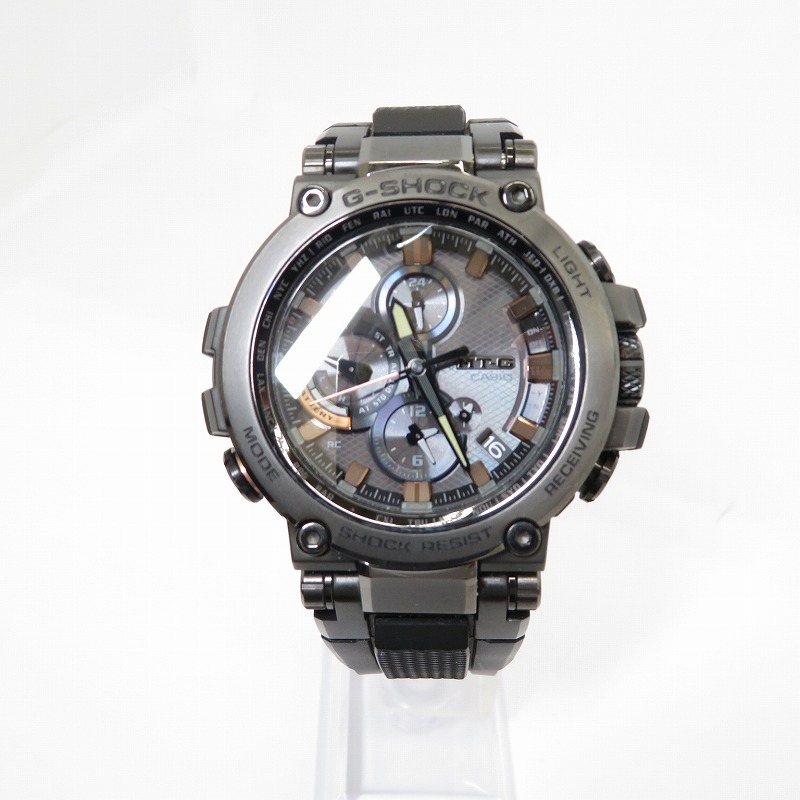 【中古】G-SHOCK | ジーショック MT-G Formless太極 ウォッチ アナログ電磁波ソーラー MTG-B1000TJ-1AJR 黒いこと【瀬戸大橋店】