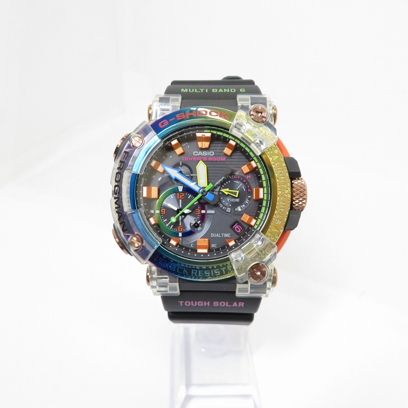 【中古】G-SHOCK | ジーショック FROGMAN 分野押さえる2,000本 ウオッチ アナログ電磁波ソーラー GWF-A1000BRT-1AJR 黒いこと【瀬戸大橋店】