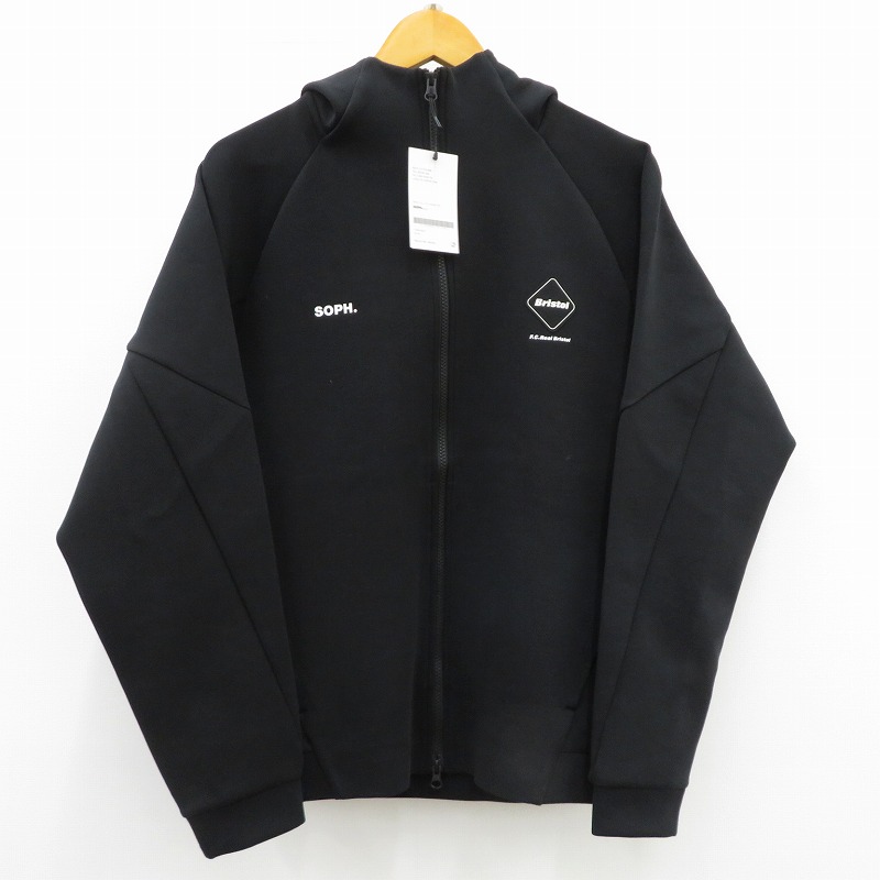 【中古】FCRB | エフシーアールビー TECH SWEAT VENTILATION HOODIE パーカー FCRB-260015 黒いこと 大きさ：L【瀬戸大橋店】