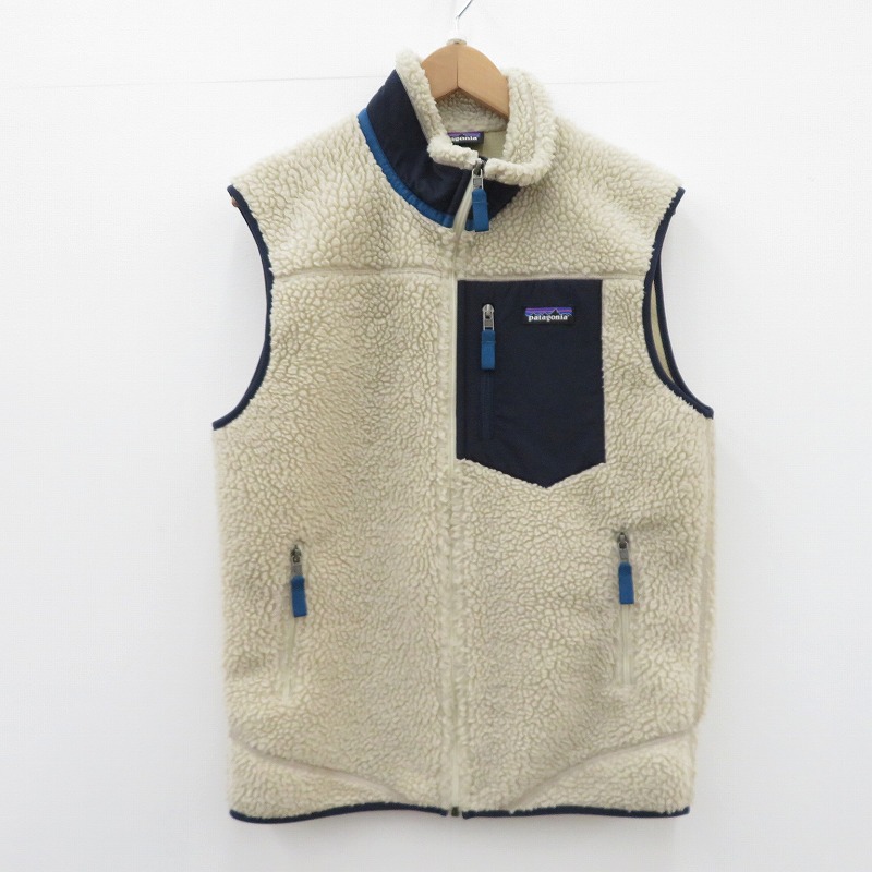 【中古】patagonia | パタゴニア ﾒﾝｽﾞ･ｸﾗｼｯｸ･ﾚﾄﾛX･ﾍﾞｽﾄ ベスト 23048 ベージュ サイズ：S【瀬戸大橋店】