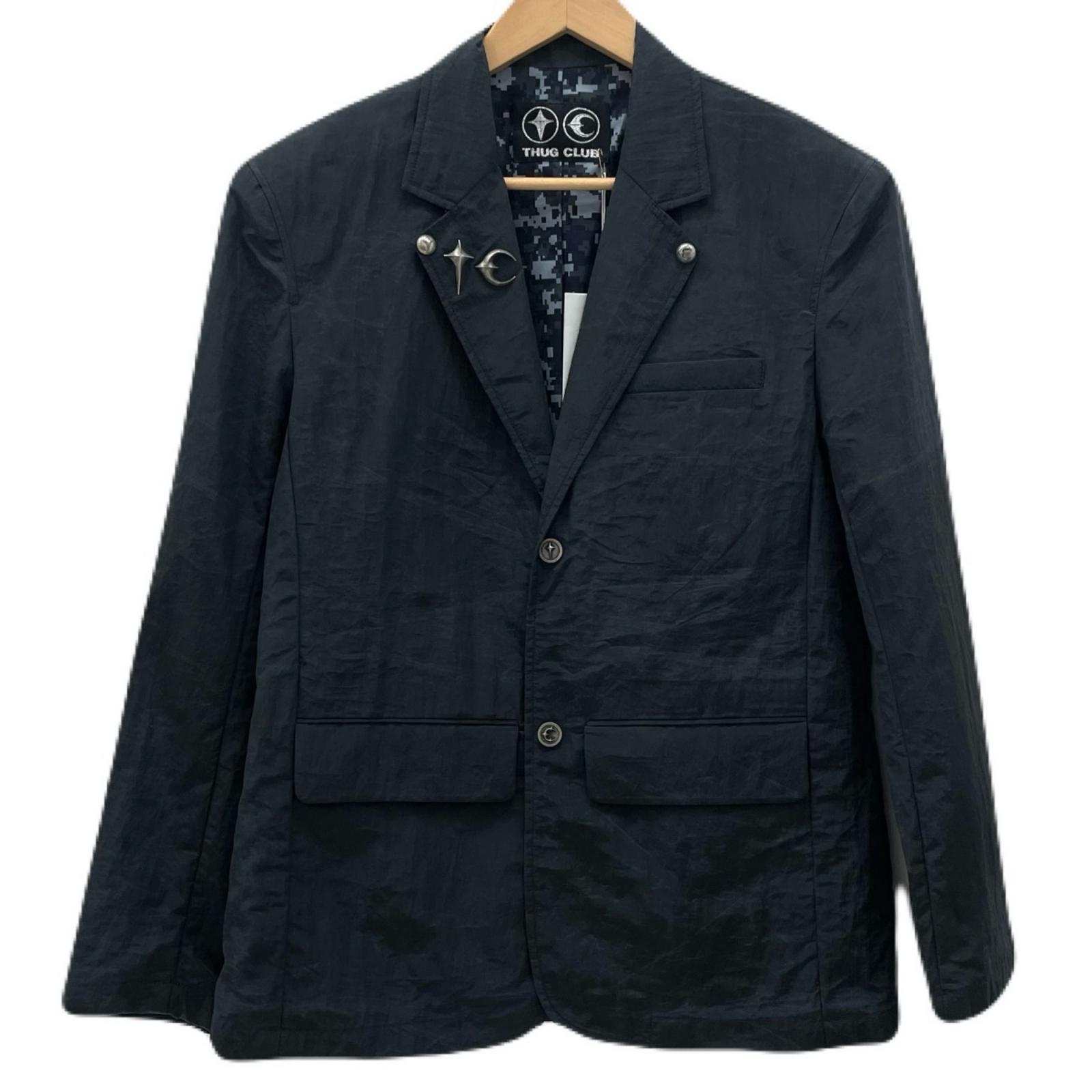 【中古】Thug Club | サグクラブ　25SS Scarred Bio Soldier Blazer テーラードジャケット TC25JK0501 ブラック サイズ：2【尾張小牧店】