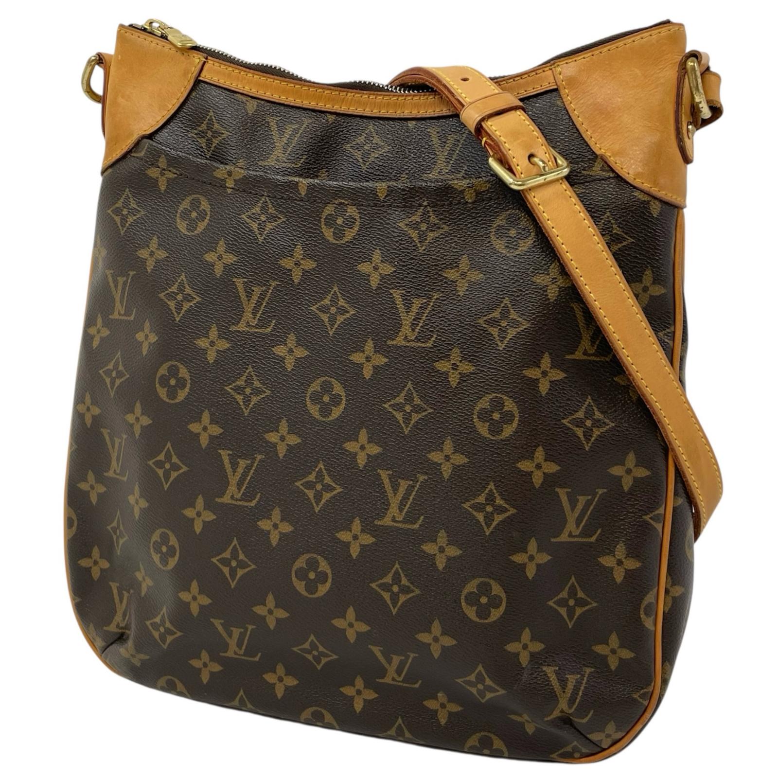 【中古】LOUIS VUITTON | ルイ・ヴィトン オデオンMM モノグラム ショルダーバッグ M56389 ブラウン【尾張小牧店】