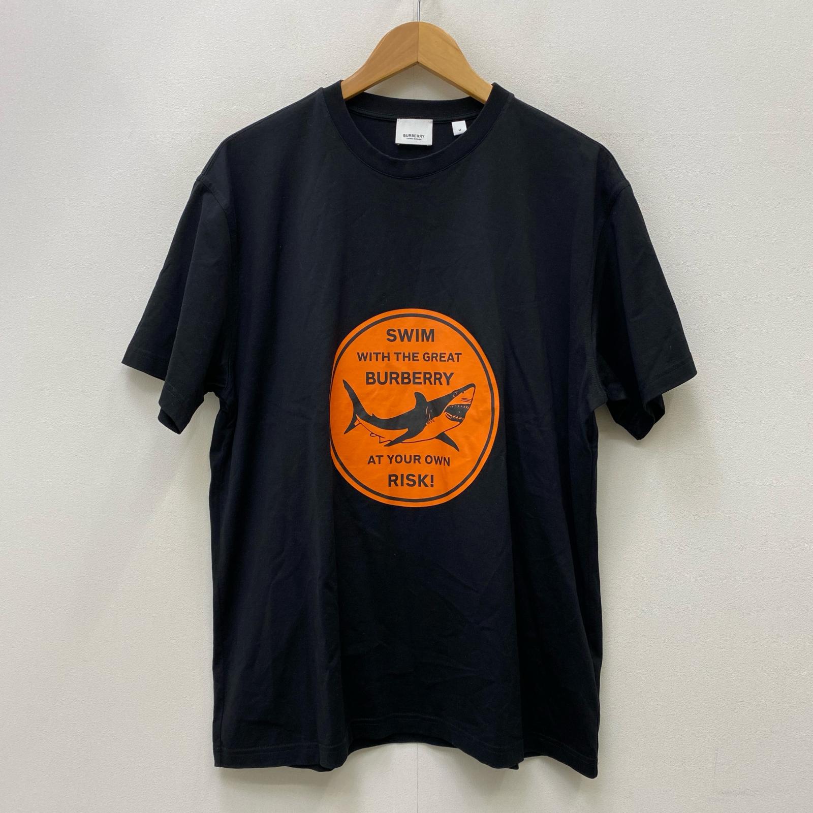 【中古】BURBERRY | バーバリー SHARK GRAFFIC S/S TEE 半袖Ｔシャツ PTSIC931BRA ブラック サイズ：M【加古川店】