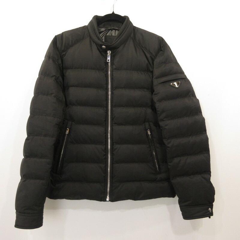 【中古】PRADA | プラダ ダウンジャケット SGH071 国内正規品 ブラック サイズ:48【姫路東店】|お宝市番館