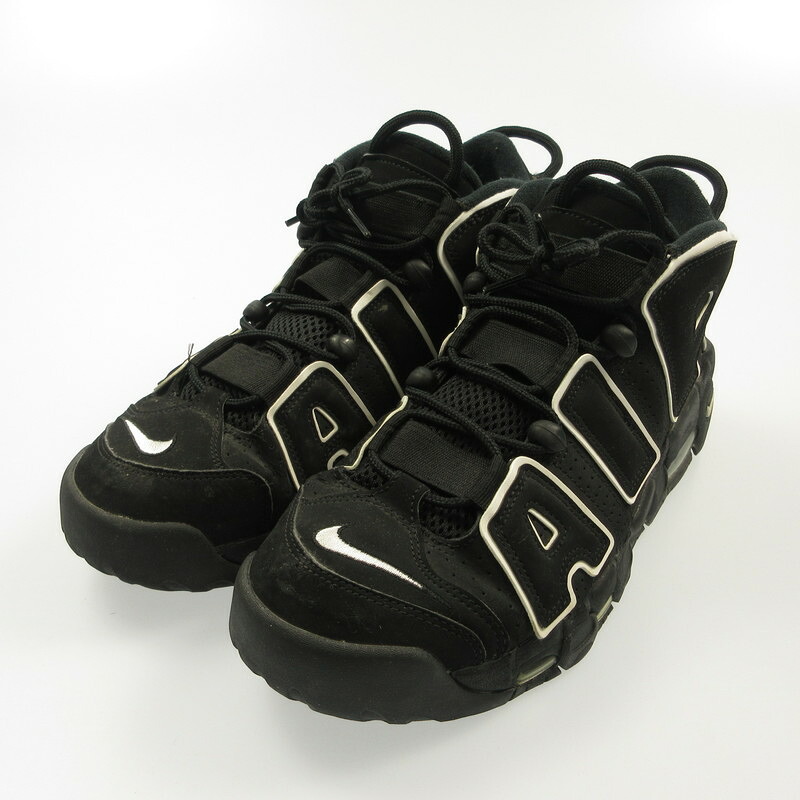 【中古】NIKE | ナイキ AIR MORE UPTEMPO スニーカー 414962-002 ブラック 27.5cm【姫路東店】