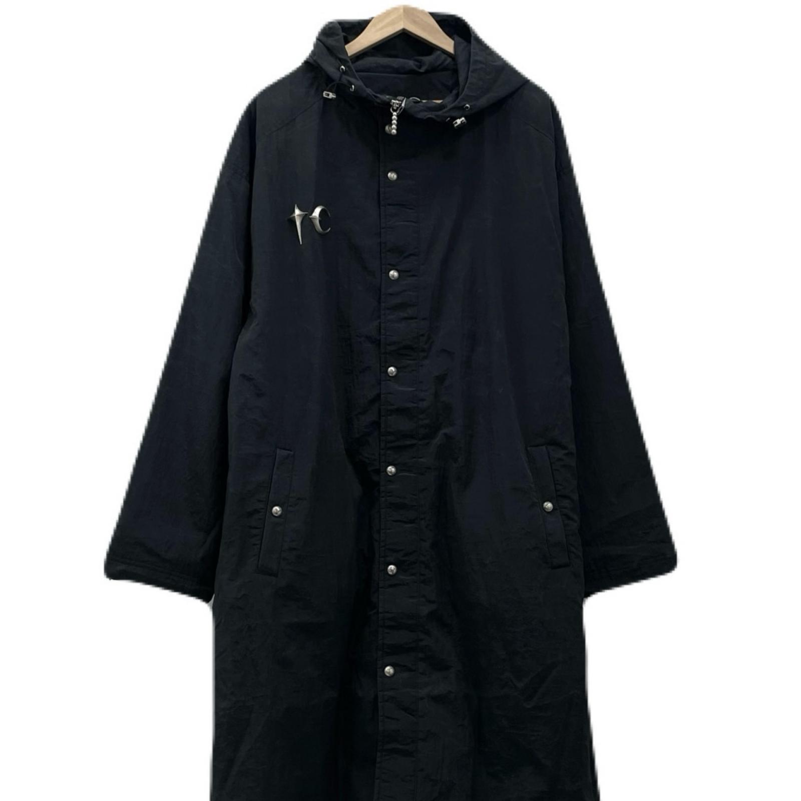 【中古】Thug Club | サグクラブ　25SS Scarred Double Sheltering Poncho スカーレッドダブルシェルタリングポンチョ フードコート TC25JK0402 ブラック サイズ：3【尾張小牧店】