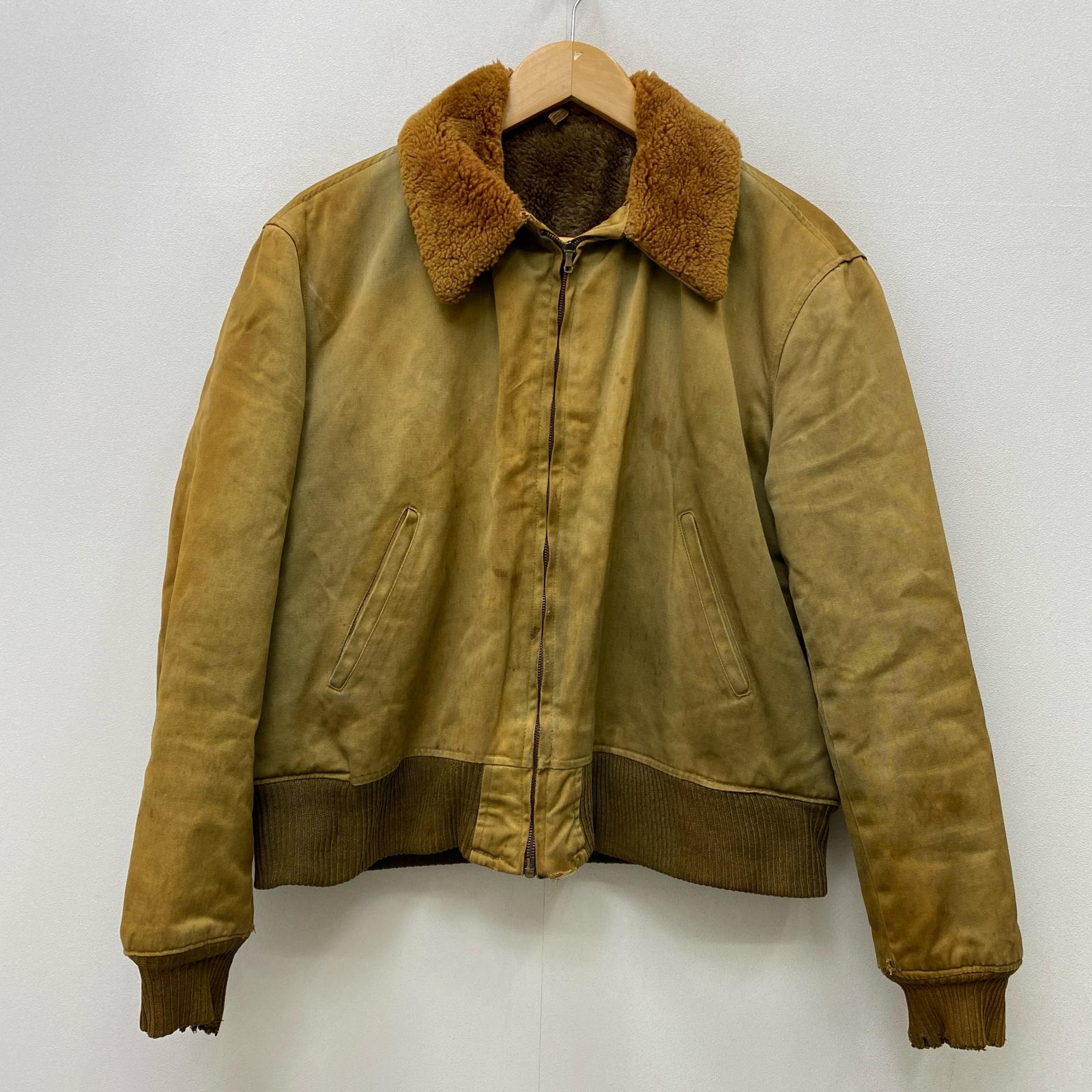 【中古】MILITARY衣料 | ミリタリーイリョウ u.s air force:b-15 flight jacket crown zip ミリタリージャケット カーキ【加古川店】