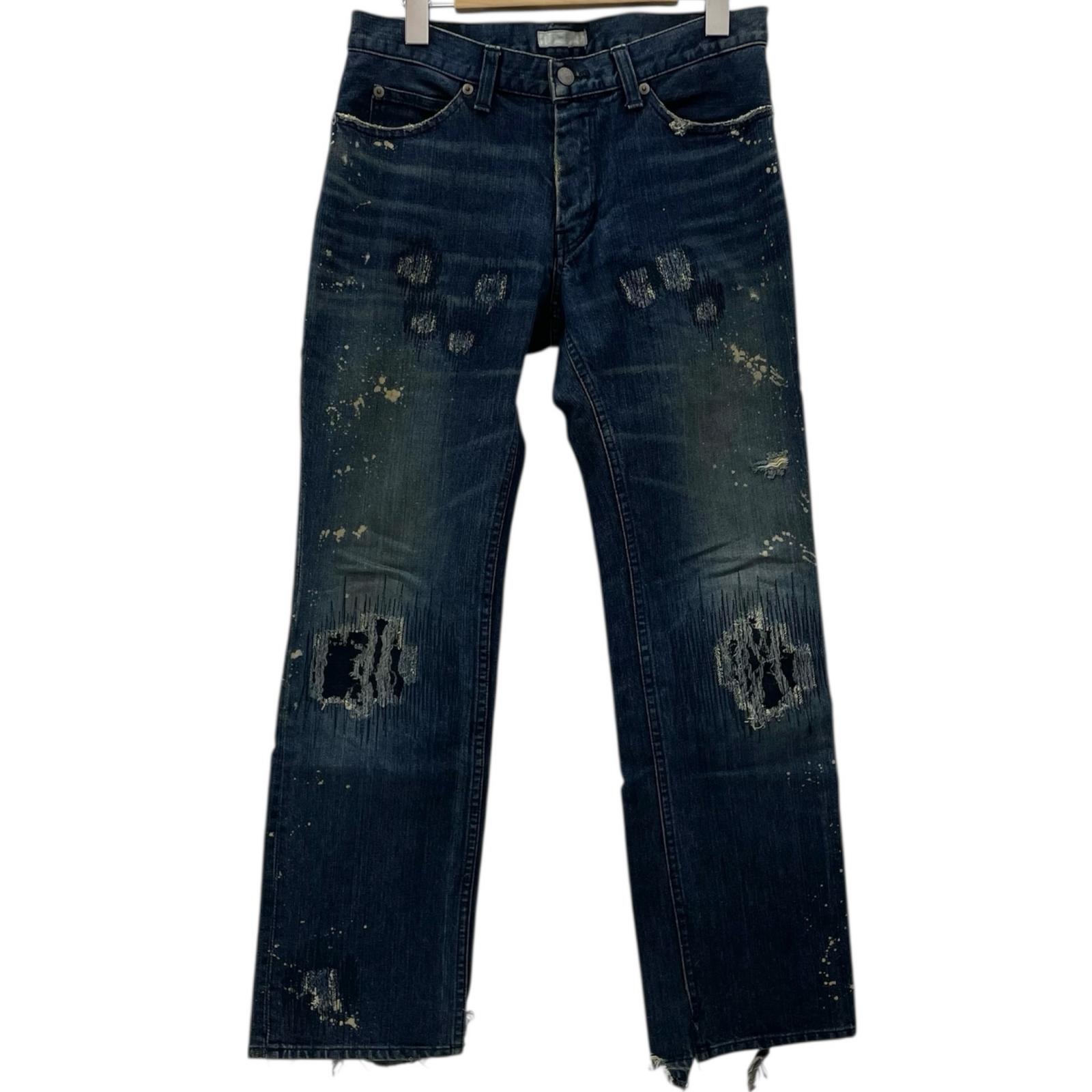 【中古】NUMBER(N)INE | ナンバーナイン グランジデニム デニムパンツ ブルー サイズ：1【尾張小牧店】