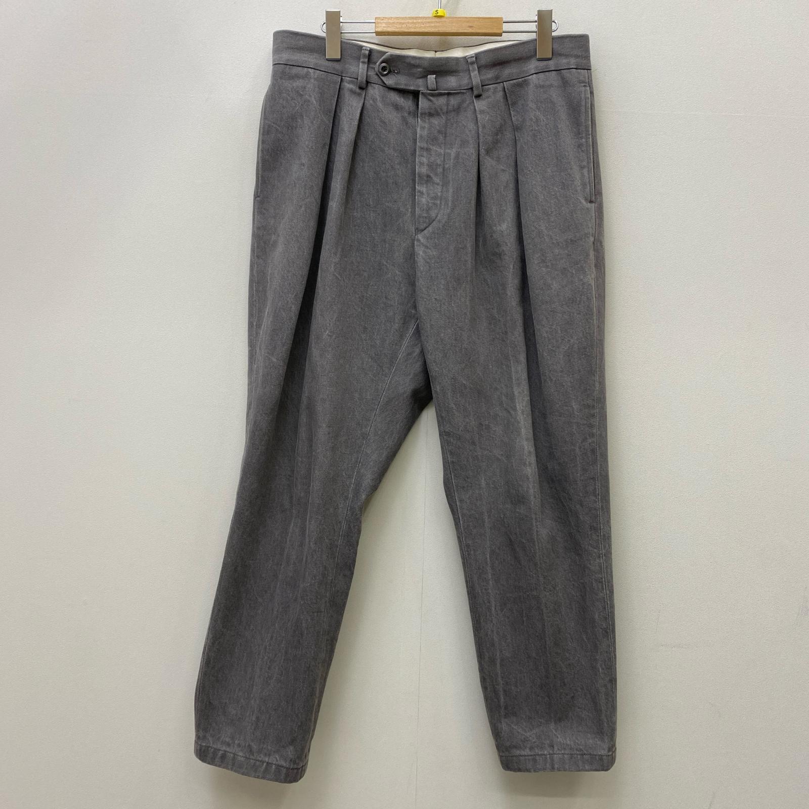 【中古】NEAT | ニート ツータックデニムスラックス 余分の物ボトムス 薄墨色 大いさ：50【加古川店】