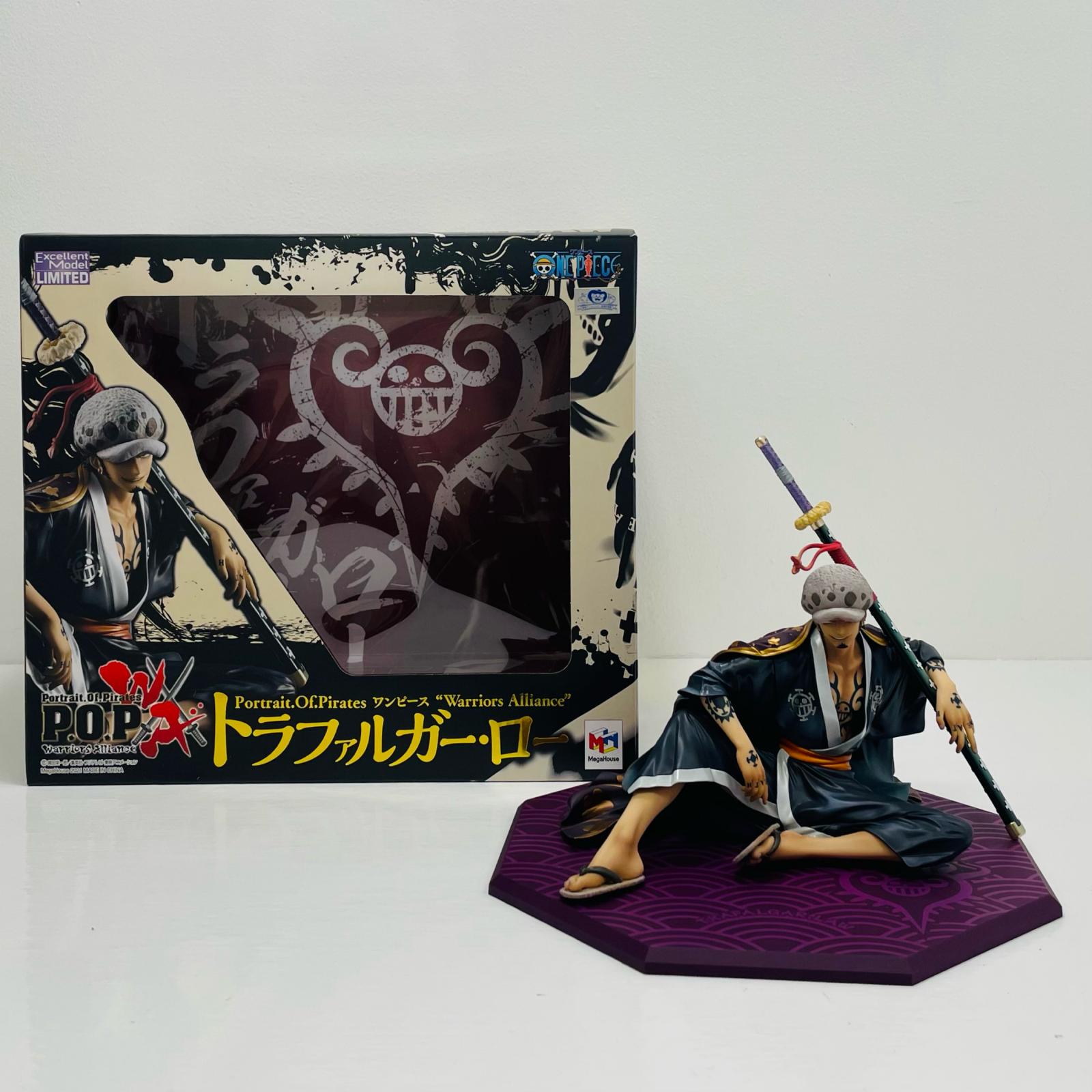 【中古】 ワンピース フィギュア トラファルガー・ロー P.O.P “Warriors Alliance” メガトレショップ＆オンラインショップ限定【フィギュア】【飾磨店】