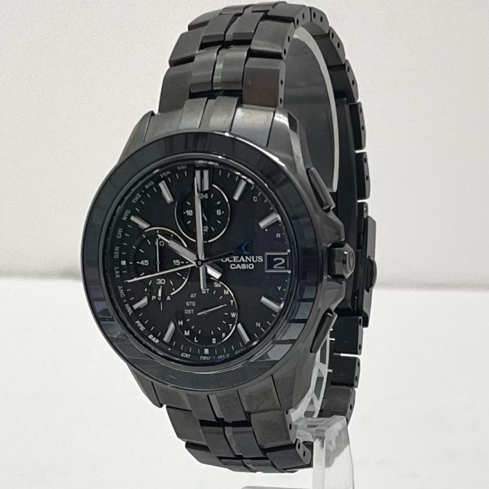 【中古】CASIO | カシオ ウオッチ OCEANUS Manta 説 OCW-S7000CN-1AJF CALM NIGHT Bluetooth【尾張小牧店】