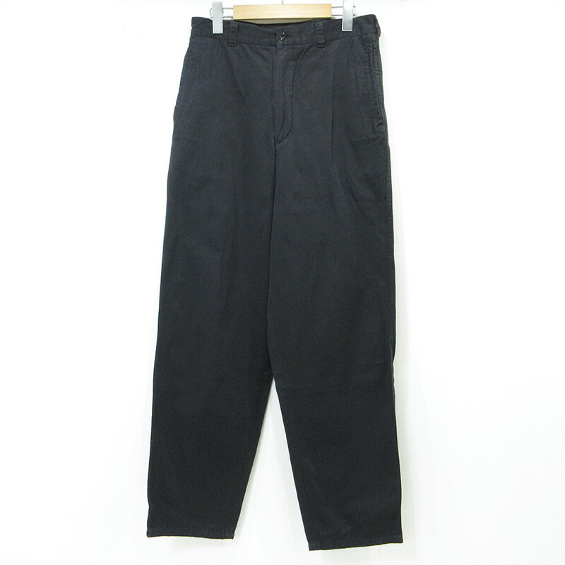 【中古】COMME des GARCONS HOMME | コムデギャルソンオム 綿織物ズボン下 薄墨色曳き船 90\u0027s～00\u0027s HP-05022M 黒いこと 大きさ：M【三重中央局】