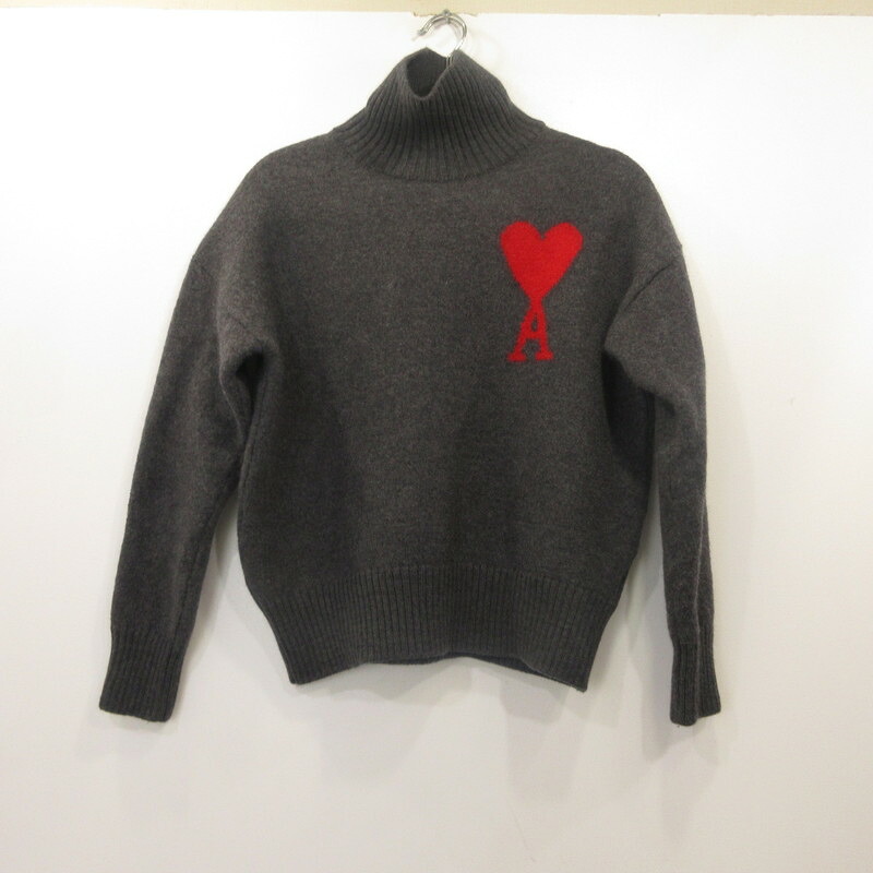 【中古】AMI | アミ タートルネックセーター セーター UKS402.018 国内正規品 グレー サイズ：M【姫路東店】