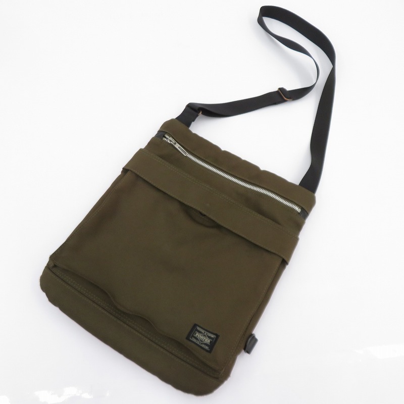 【中古】PORTER | ポーター MUSETTE ショルダーバッグ カーキ【瀬戸大橋店】