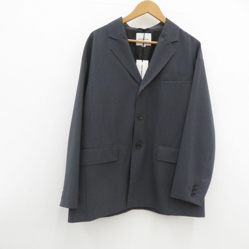 【中古】COOTIE | クーティー T/W Saxony Single Breasted JKT テーラードジャケット CTE-25A202 薄墨色 大いさ：M【瀬戸大橋店】 メンズファッション-コート・ジャケット