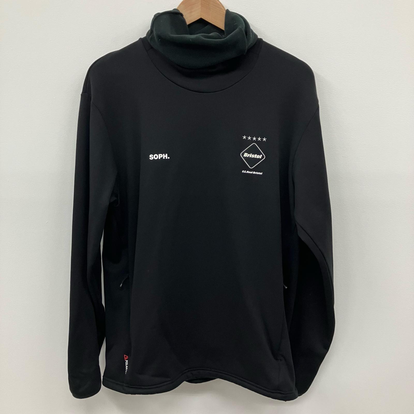 【中古】FCRB | エフシーアールビー POLARTEC POWER STRETCH NECK GAITER TOP スウェット FCRB-232057 ブラック サイズ：L【イオン広店】