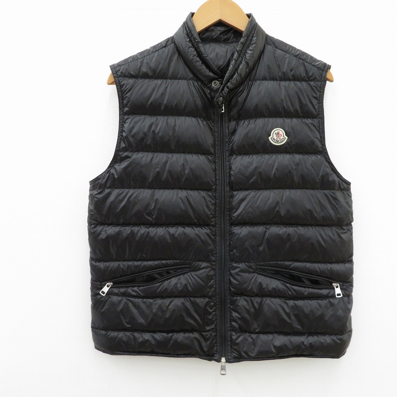 【中古】MONCLER | モンク軌跡 グラフィカルユーザーインターフェース 落ち込むより良い 53029 黒いこと 大いさ：3【瀬戸大橋店】