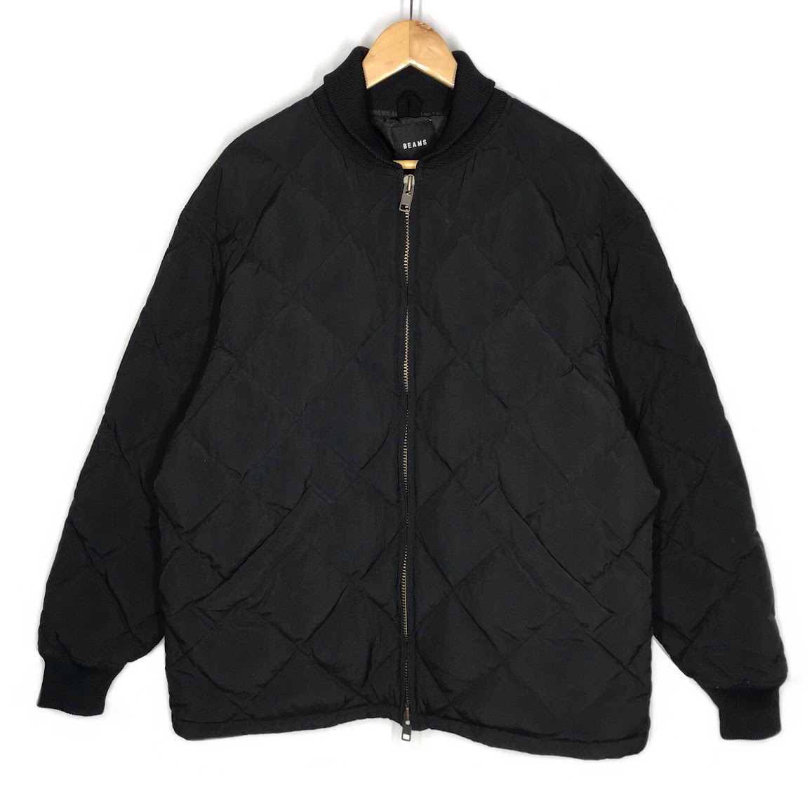 【中古】BEAMS | ビームス ワークキルトジャケット 落ちこむ上衣 11-18-0030-120 黒いこと 大きさ：S【倉吉店】