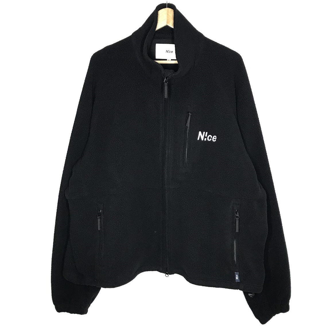 【中古】N!ce shop|ナイスショップ Fleece Trousers Black フリース セットアップ セットアップ NC-JKPT02 ブラック サイズ:XL【倉吉店】|お宝市番館